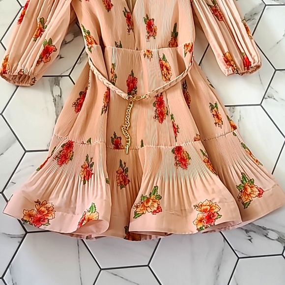 Belted zimmermann mini dress - Picture 3 of 5